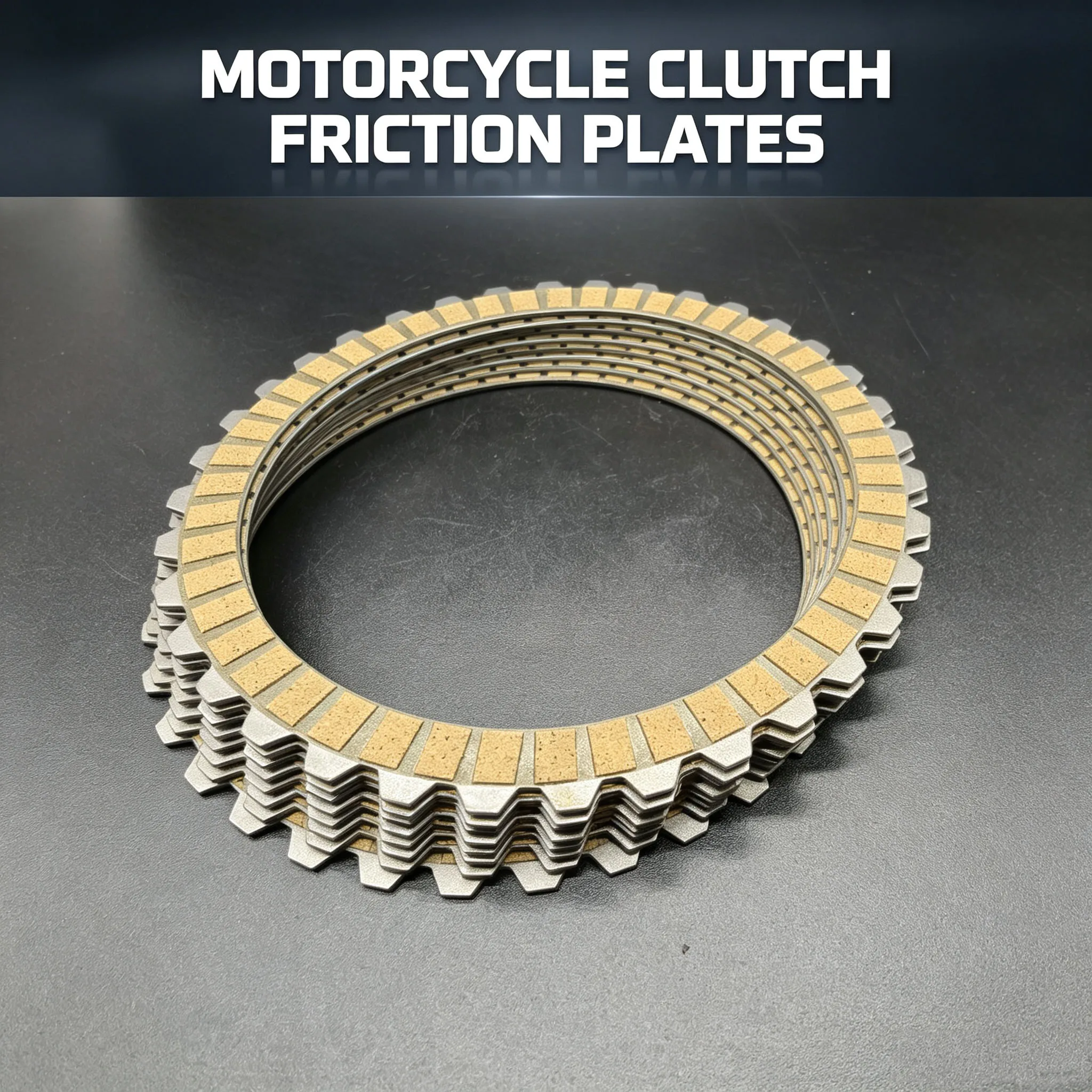 Clutch Friction Plates Discs Fits Harley Davidson XL883 XL1200 2006-2015