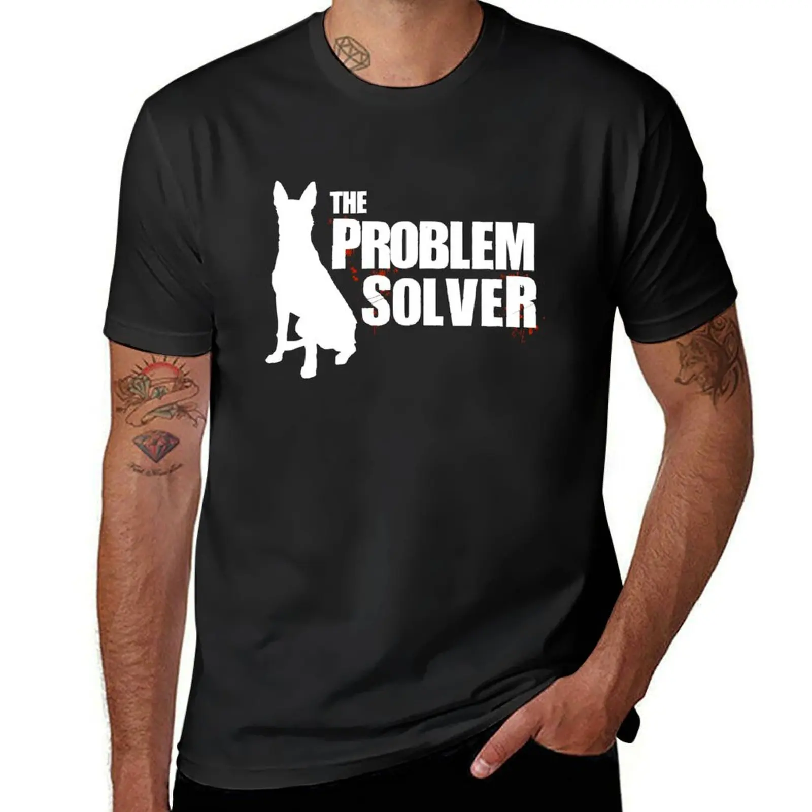 The Problem Solver Cool Belgian Malinois Gift T-Shirt graphics kawaii clothes quick drying cute tops men graphic t shirts