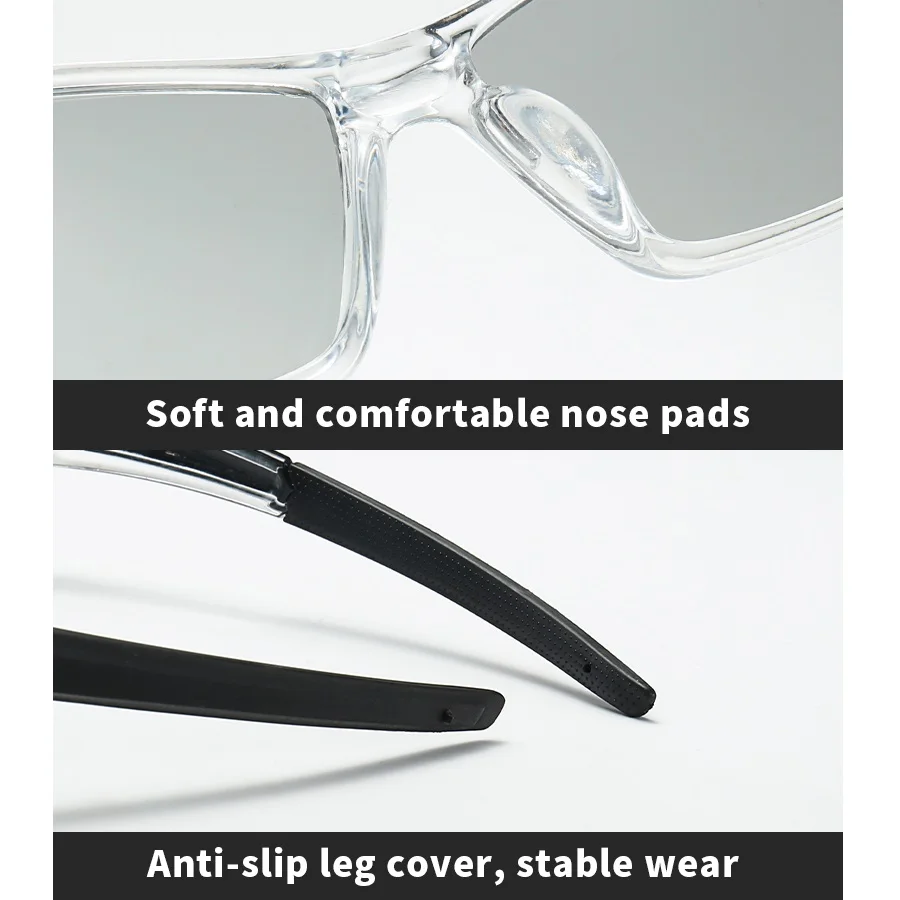 Photochrome Polarisierte Sport Vintage Sonnenbrille Männer Frauen Angeln Radfahren Fahren Bergsteigen Chameleon Sonnenbrille UV400 – Detail 3