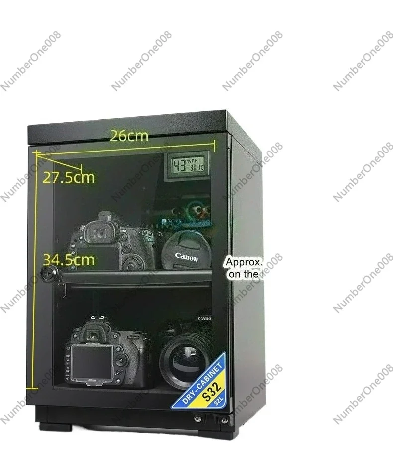 

32L Digital Camera Moisture-proof Box Digital SLR Lens Drying Box Photography Camera Bag Drying Cabinet
