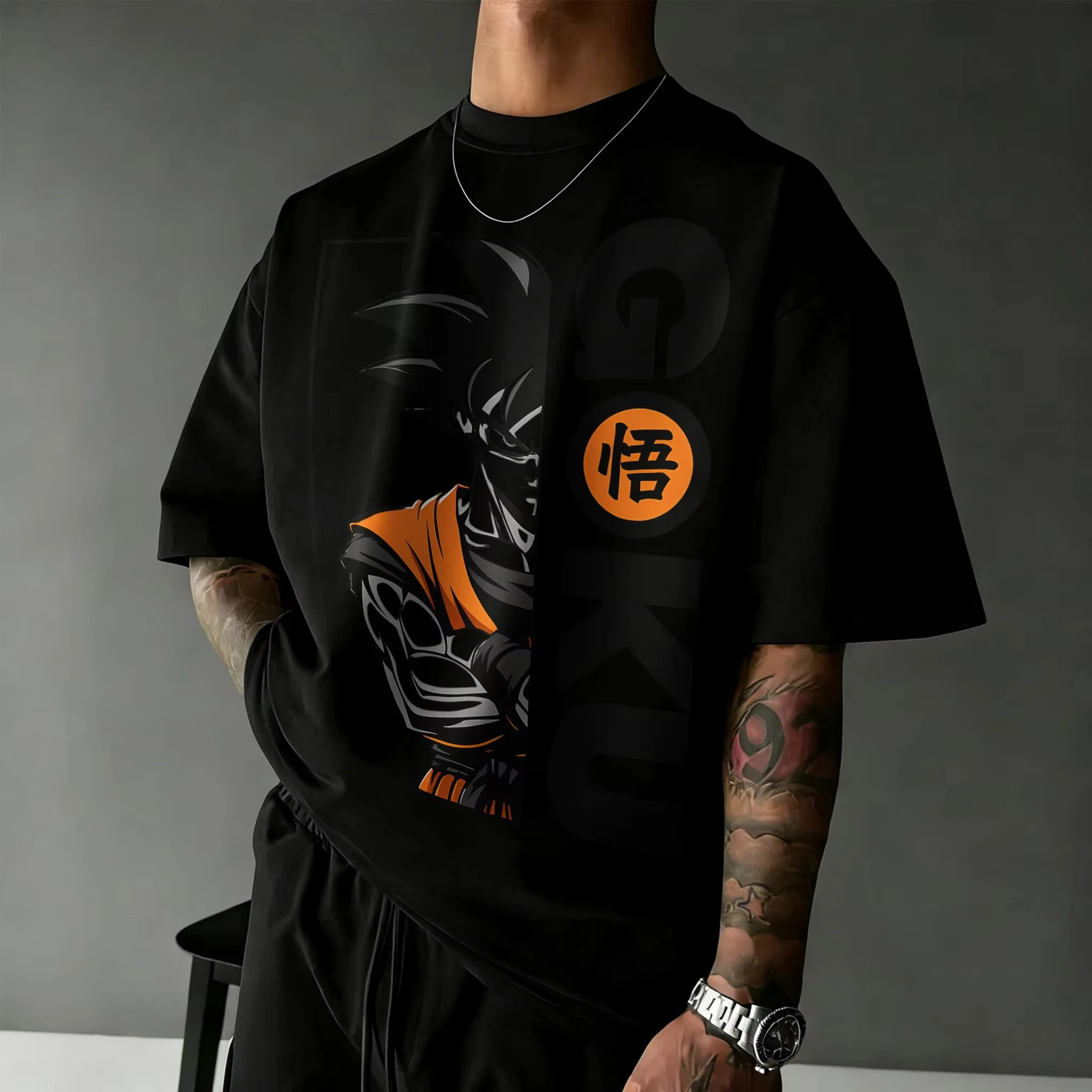 2026 Sommer Mode Neues Produkt Dragon Ball Wukong Outdoor Freizeit Sport Street Harajuku Y2K 3D-Druck Schnelltrocknendes T-Shirt
