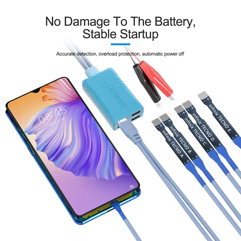 أشعة الشمس-كابل التمهيد امدادات الطاقة ، SS-905G ، ل TECNO ، Itel ، سلسلة انفينيكس ، ذكي ، مكافحة حرق ، محول ، السلطة على ، مجموعة كابل FPC
