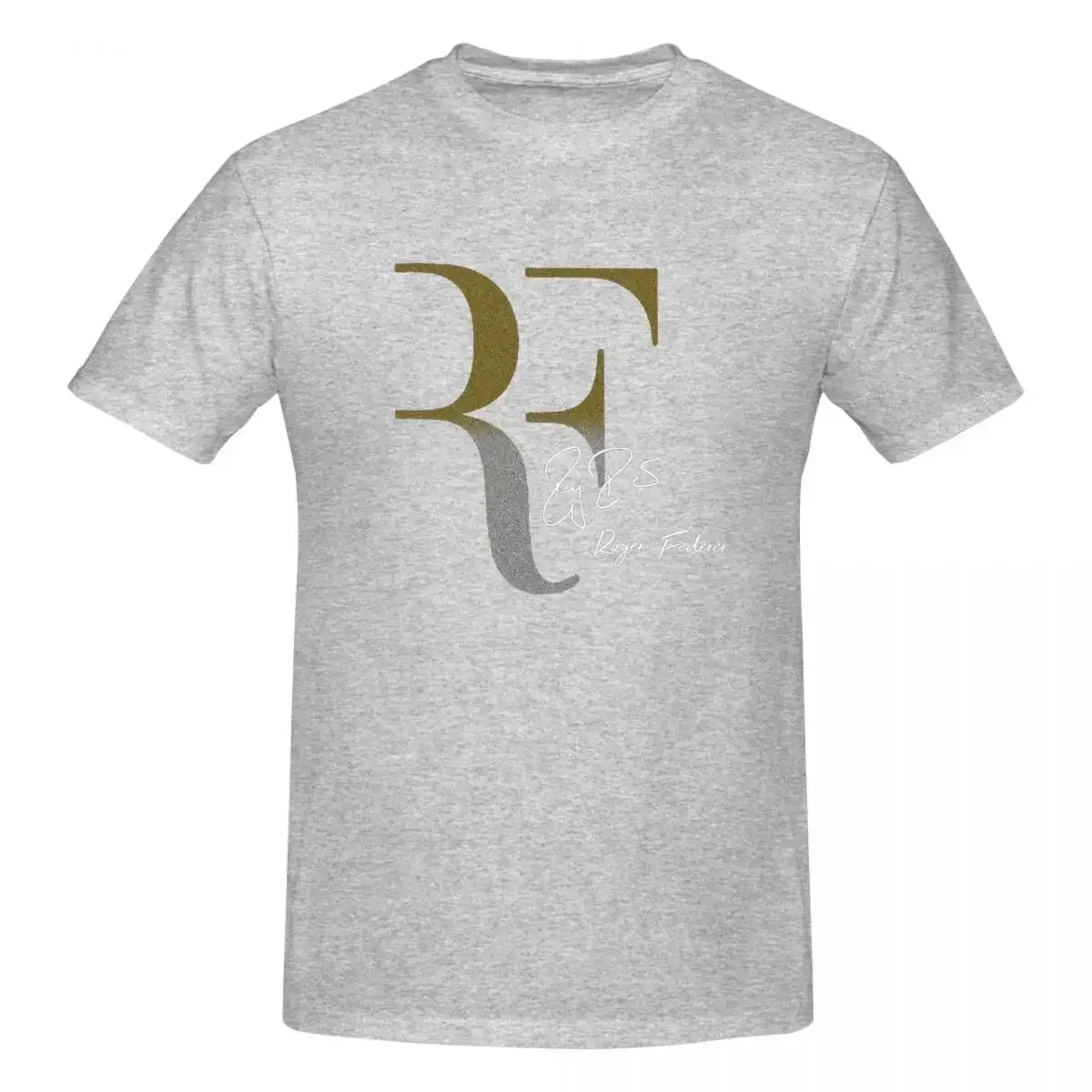 Roger Federer 100% Cotton T-shirt Male Fashion T Shirts Men Round Neck Short Sleeve S-3XL