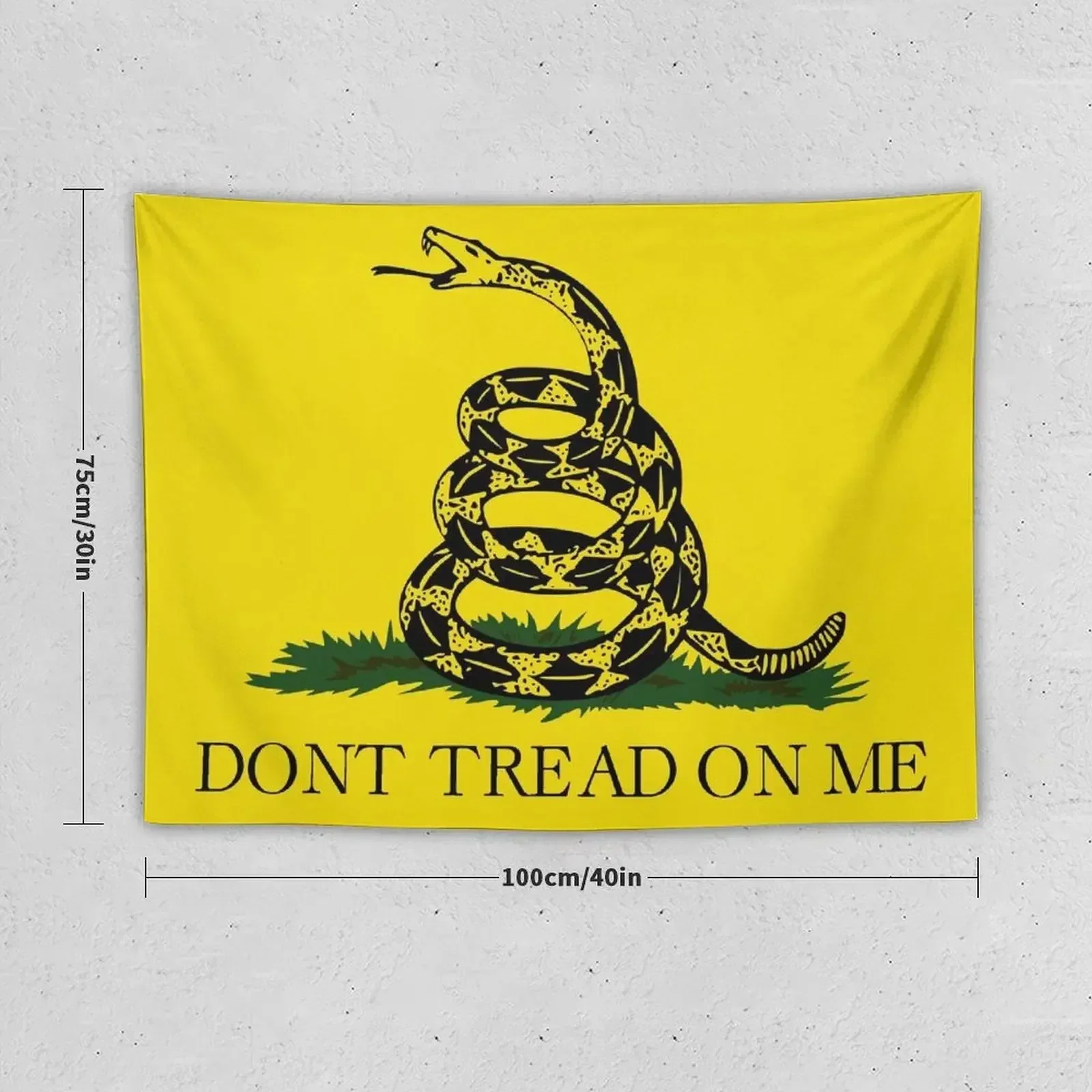 Don't Tread on Me Gadsden flag Tapestry Wall Tapestries Kawaii Room Decor Tapestry