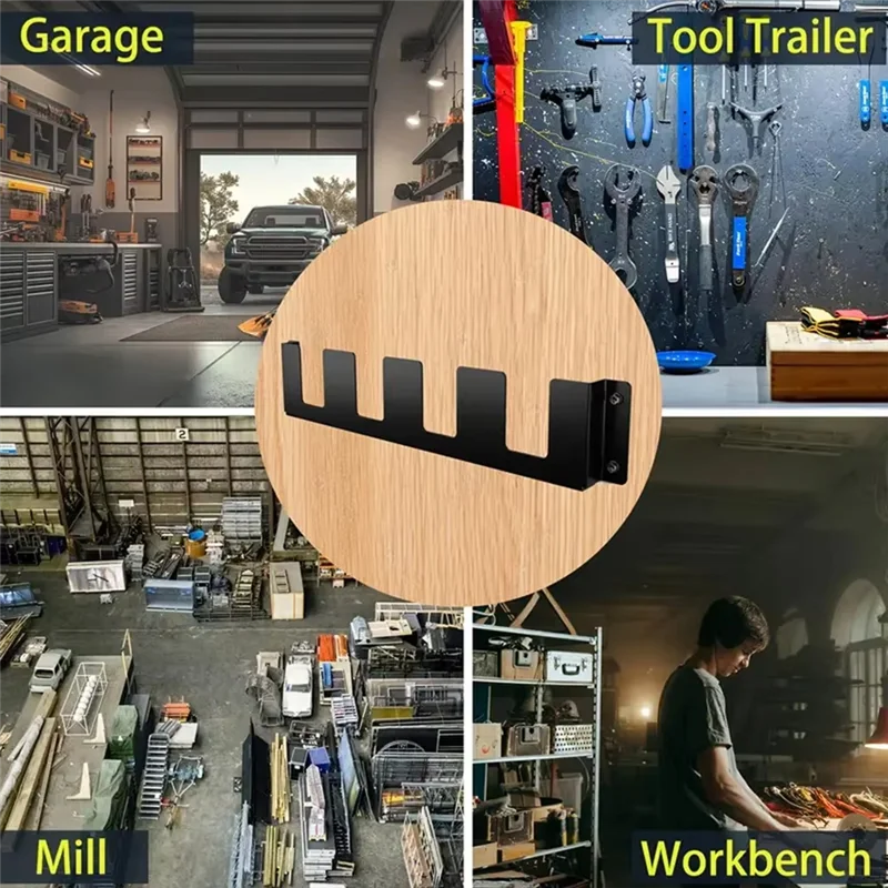 My Home Battery Storage Rack For  18V Metal Wall-Mounted Battery Organizer Li- Battery Bracket Fixing Battery Holder