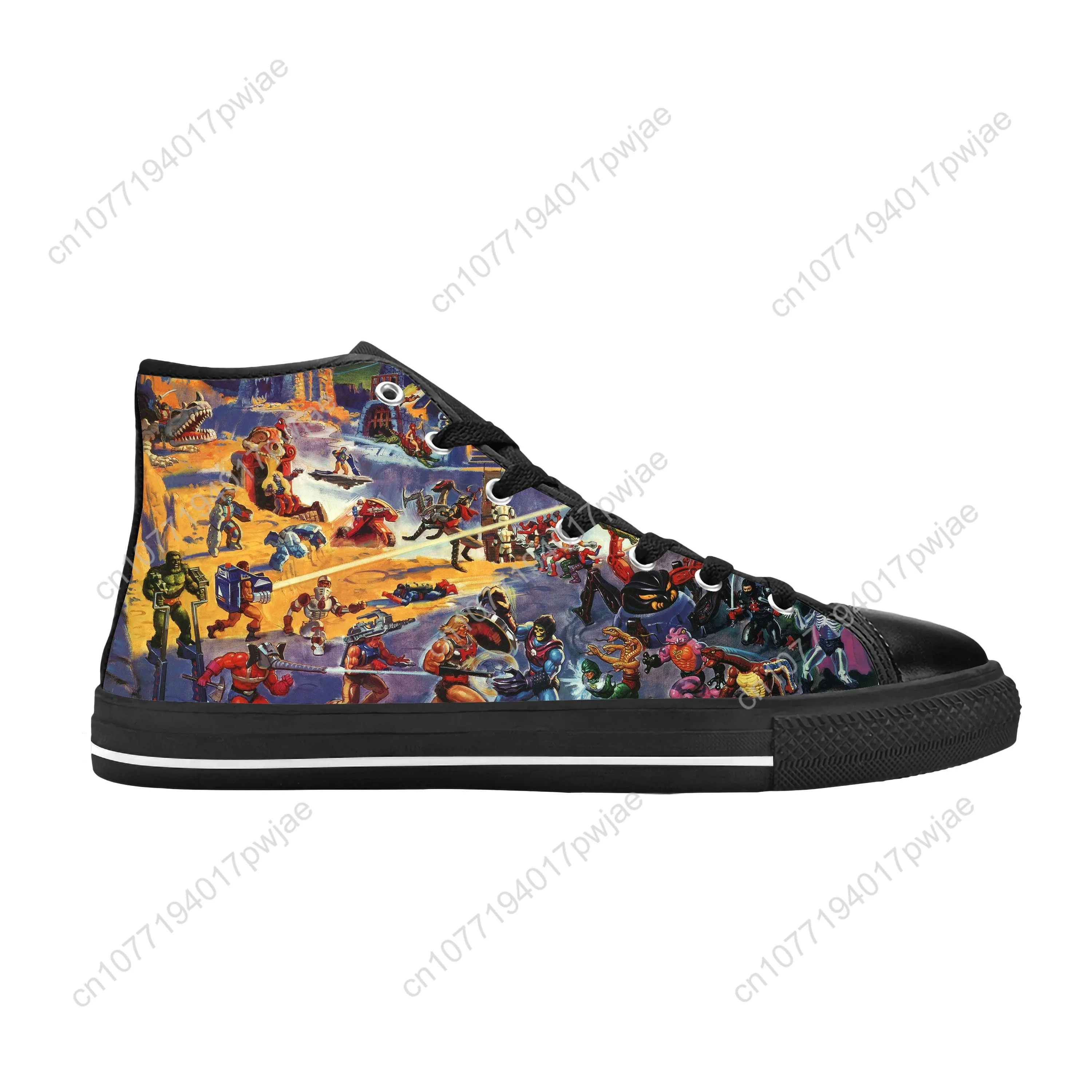 He-Man He Man Masters Of The Universe Skeletor Casual Cloth Shoes High Top Comfortable Breathable 3D Print Men Women Sneakers