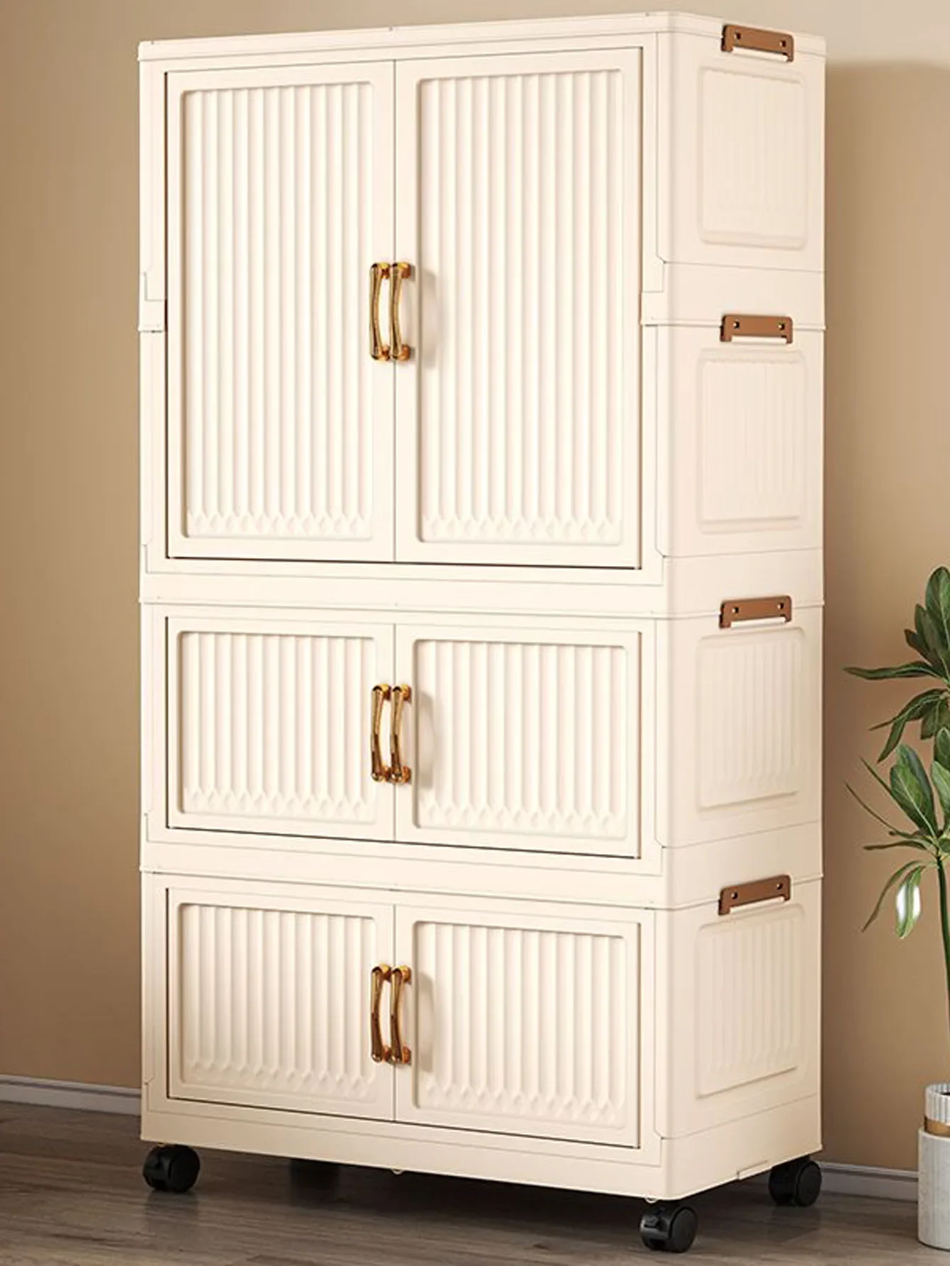 

Dustproof Wardrobe Drawer Storage Cabinet Home Organization Furniture Wood Material Wardrobe Organization