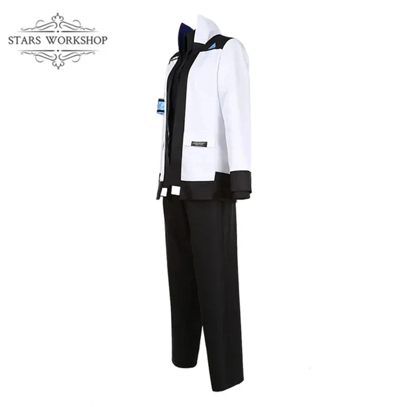 

x,3;f\6;h/NewDetroit:Become Human Connor Cos RK900 Agent Suit Uniform Men Women Jacket Coat T-Shirt Trousers Halloween6;j'3\y,8/
