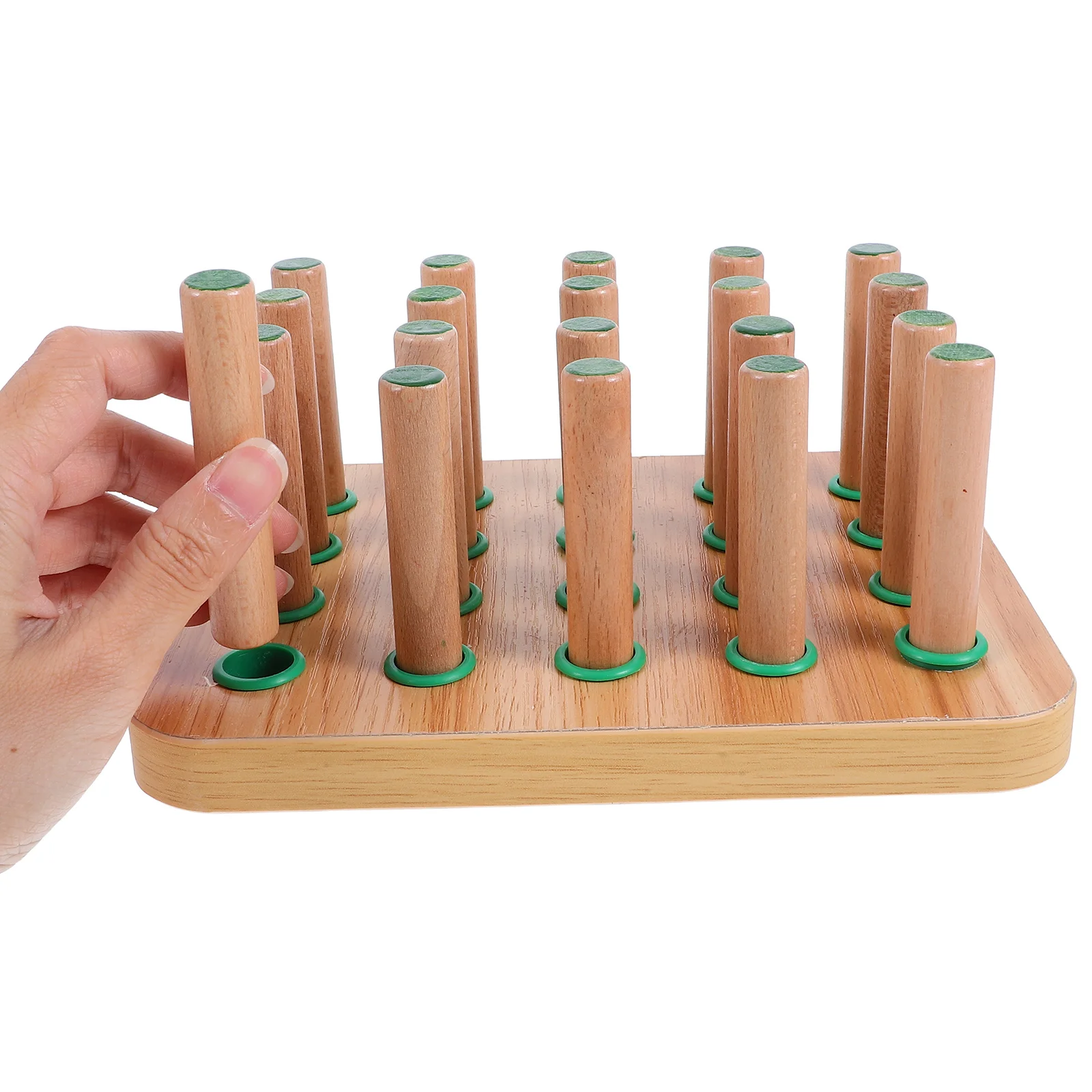 

Rehabilitation Training Board Wood Peg Hand Exercise Equipment Pegboard Coordination