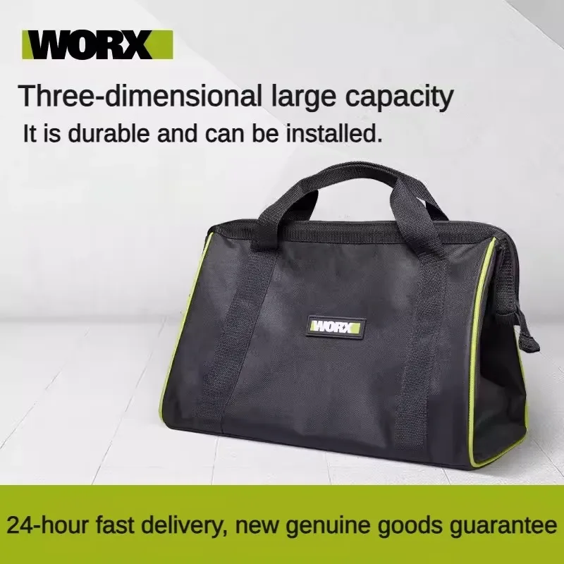 16 Inch Tool Storage Cloth Bag WA1585 Multi-Function Tool Bag Oxford Cloth Portable Electrician Bag Power Tool Handbag Kit