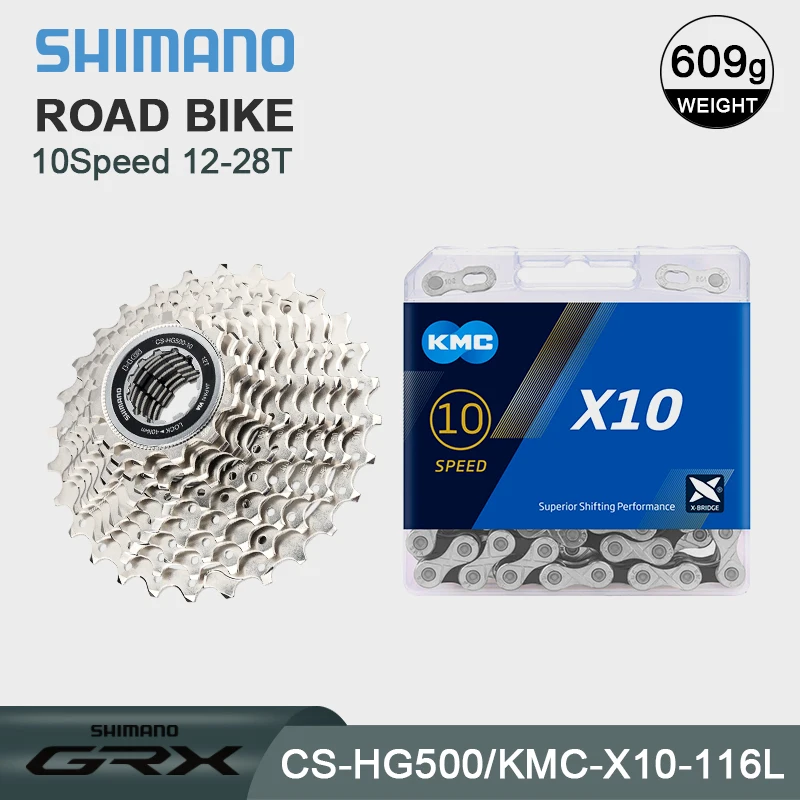 Shimano tiagra-カセットスプロケットセット,CS-HG500-10ハイパーギア