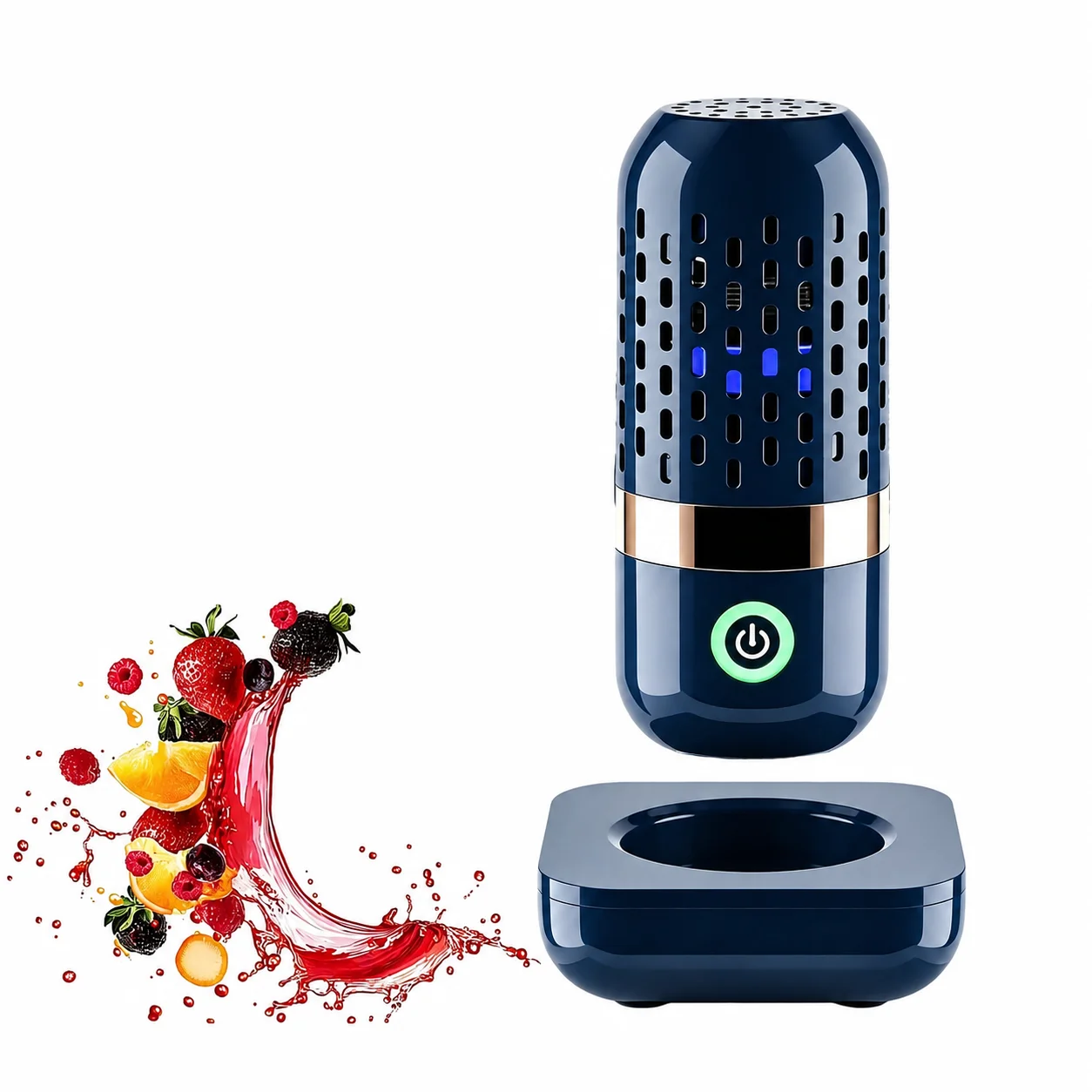 Produce Cleaner & Vegetable Cleaner with Oh-Ion Technology, Wireless Rechargeable Food Washer for Fruits, Veggies,