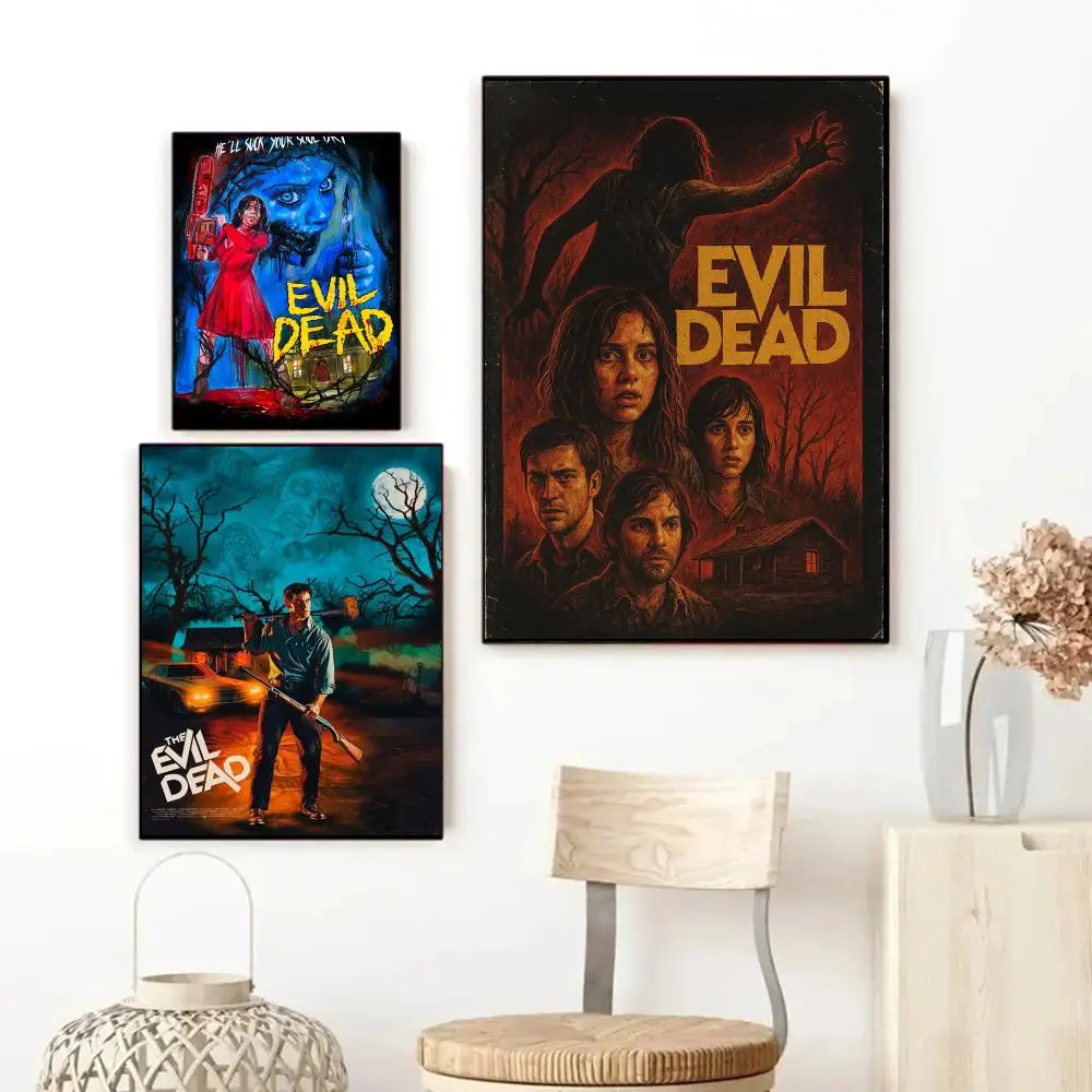 The Evil Dead Classic Horror Movie Poster Art HD Advanced Aesthetic Printing Paper Wall Art for Living Room Home Decor