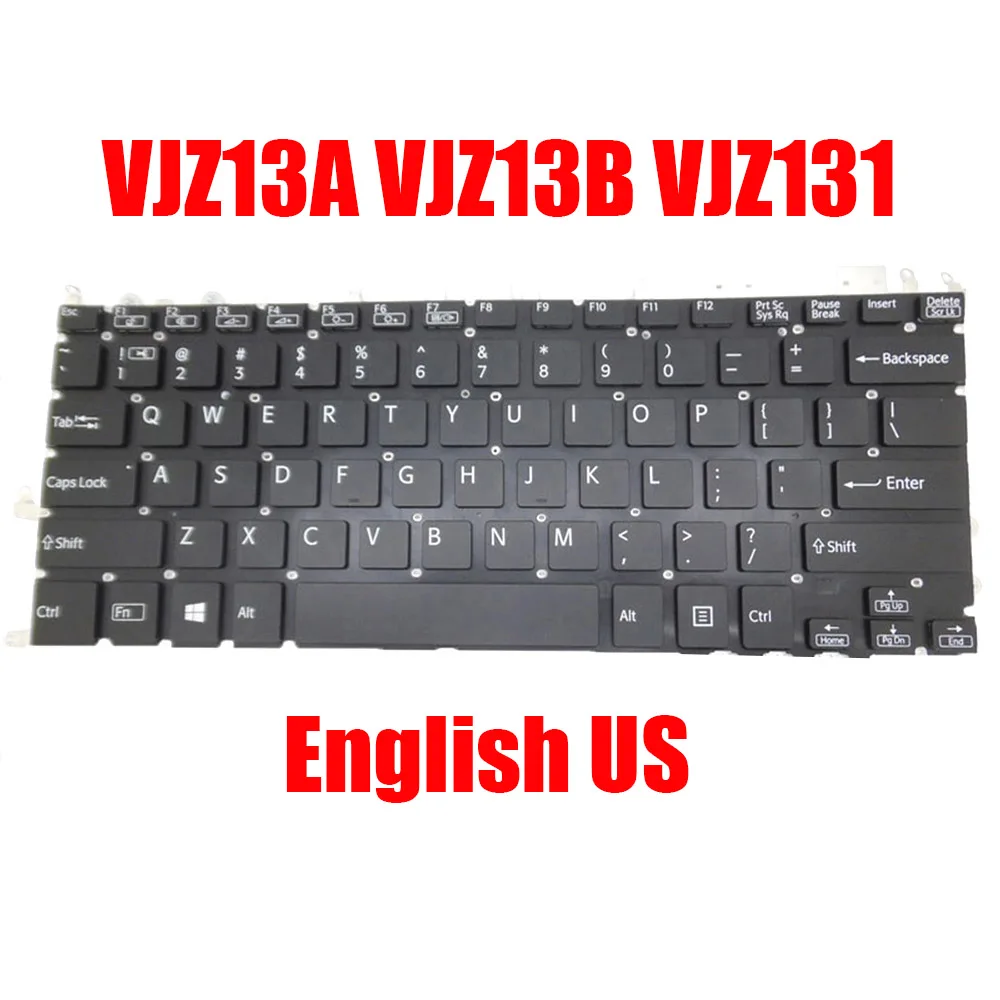 

Клавиатура для ноутбука VAIO Z VJZ13A VJZ13B VJZ131 английский, США, черный, без рамки