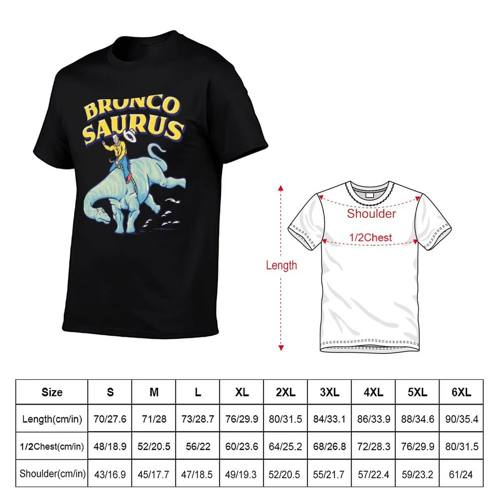 BroncoSaurus Rodeo Brontosaurus Cowboy Riding a Dino T-Shirt for a boy man clothes t shirts for men pack