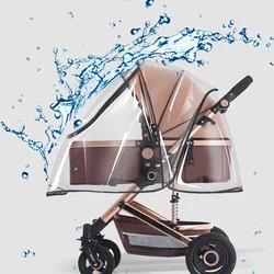 Stroller rain cover Stroller windshield Baby stroller umbrella rain cover stroller rain cover Raincoat