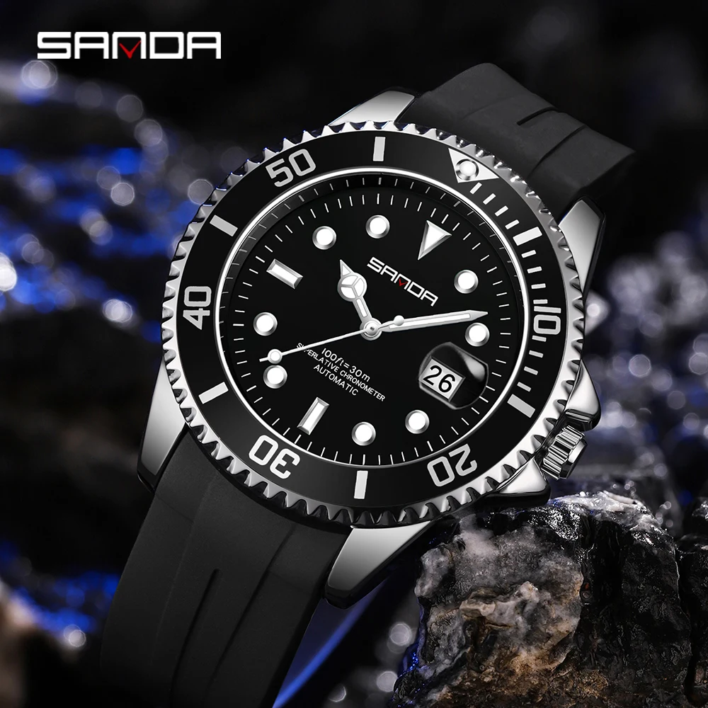 2024 Luxury Brand Automatic Watches Men Square Design Waterproof Mechanical Watch Sport Stylish Women Watches Relogio Masculino