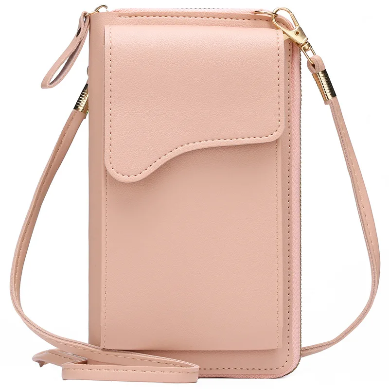 Women\'s Small Crossbody Shoulder Bags PU Leather Female Cell Phone Pocket Bag Ladies Purse Card Clutches Wallet Messenger Bags