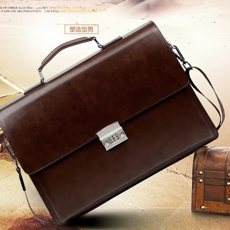 Leather Bag for Men Luxury Bag Brand Women's Bags Executive Briefcase Man Suitcase Laptop Men's Handbag Business Tote bolsas