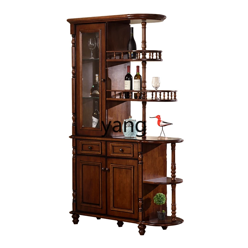 

LZR Wall-Mounted Entrance Feng Shui Cabinet Luxury Style Living Room Double-Sided Partition Cabinet