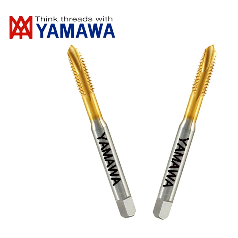 Janpan YAMAWA 1PCS HSSE TIN Coating Spiral Pointed Tap W 1/8 5/32 3/16 7/32 1/4 5/16 3/8 7/16 1/2 5/8 Machine Screw Thread Taps