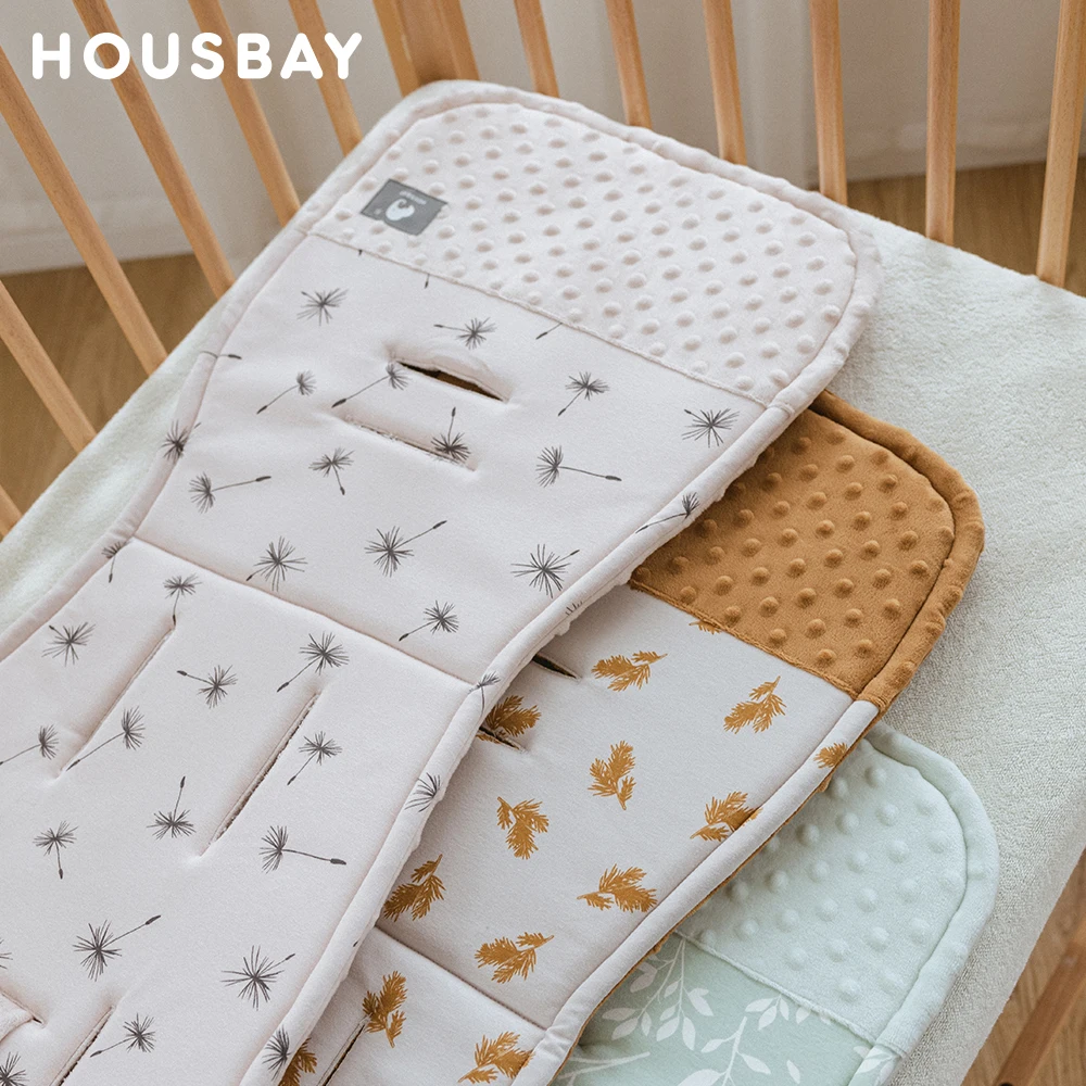 Stroller Cushion Universal Baby Pram Seat Pad Winter Soft Comfortable Cotton Kids Pushchair Car Mat Stroller Accessories