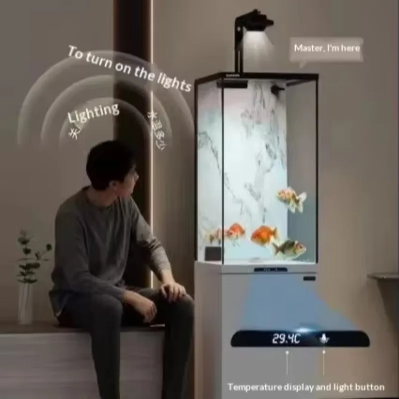 Desktop Habitat Use Commercial Stock High Clarity Glass Easy Maintenance Layout Aquarium Complete Kit
