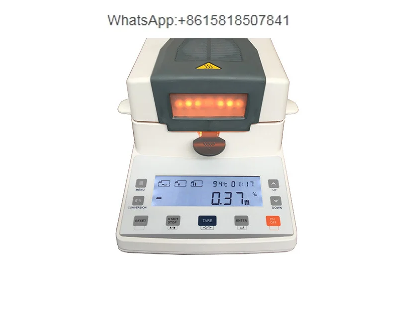 5Mg-110g Halogen Rapid Moisture Tester High Precision Monitor for Trace Detection of Grain and Tea Moisture