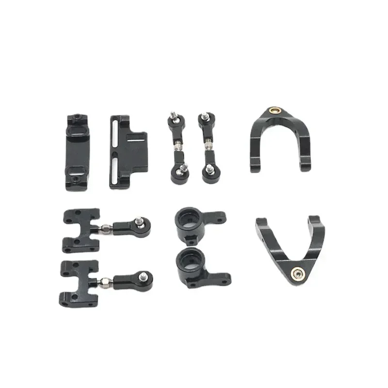 

D12 CNC Metal Upper Lower Swing Arm Steering Cup Ball Joint Accessories Set for WPL D12 RC Car Upgrades Parts