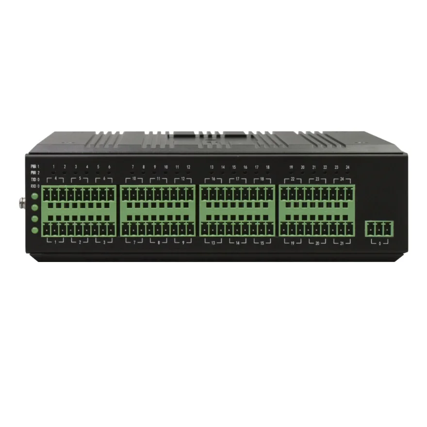 Industrial Grade DIN Rail Mount 24-Channel RS485 Hub 24 Pot Serial Hub RS485 Repeater
