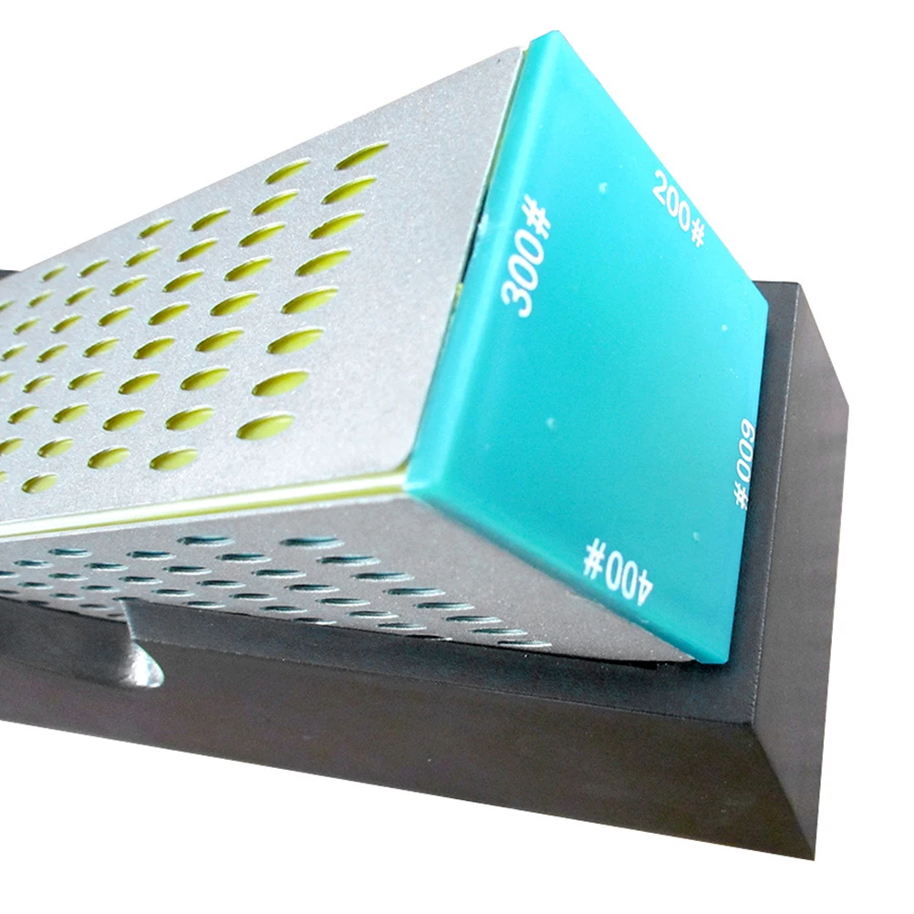 1 قطعة كتلة شحذ الماس الملونة اضافية الصلبة أدوات المائدة مبراة سوبر الصلب أدوات المطبخ طحن الحجر استخدام طويل الأمد #4