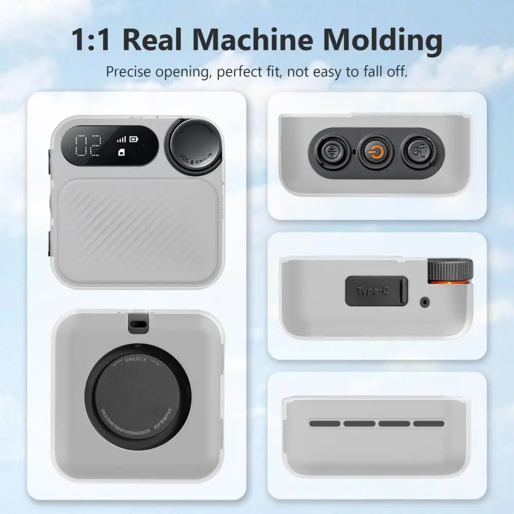 Funda protectora para Walkie Talkie deportivo Xiaomi, funda de silicona para Walkie-Talkie deportivo Mi, Protector suave a prueba de caídas