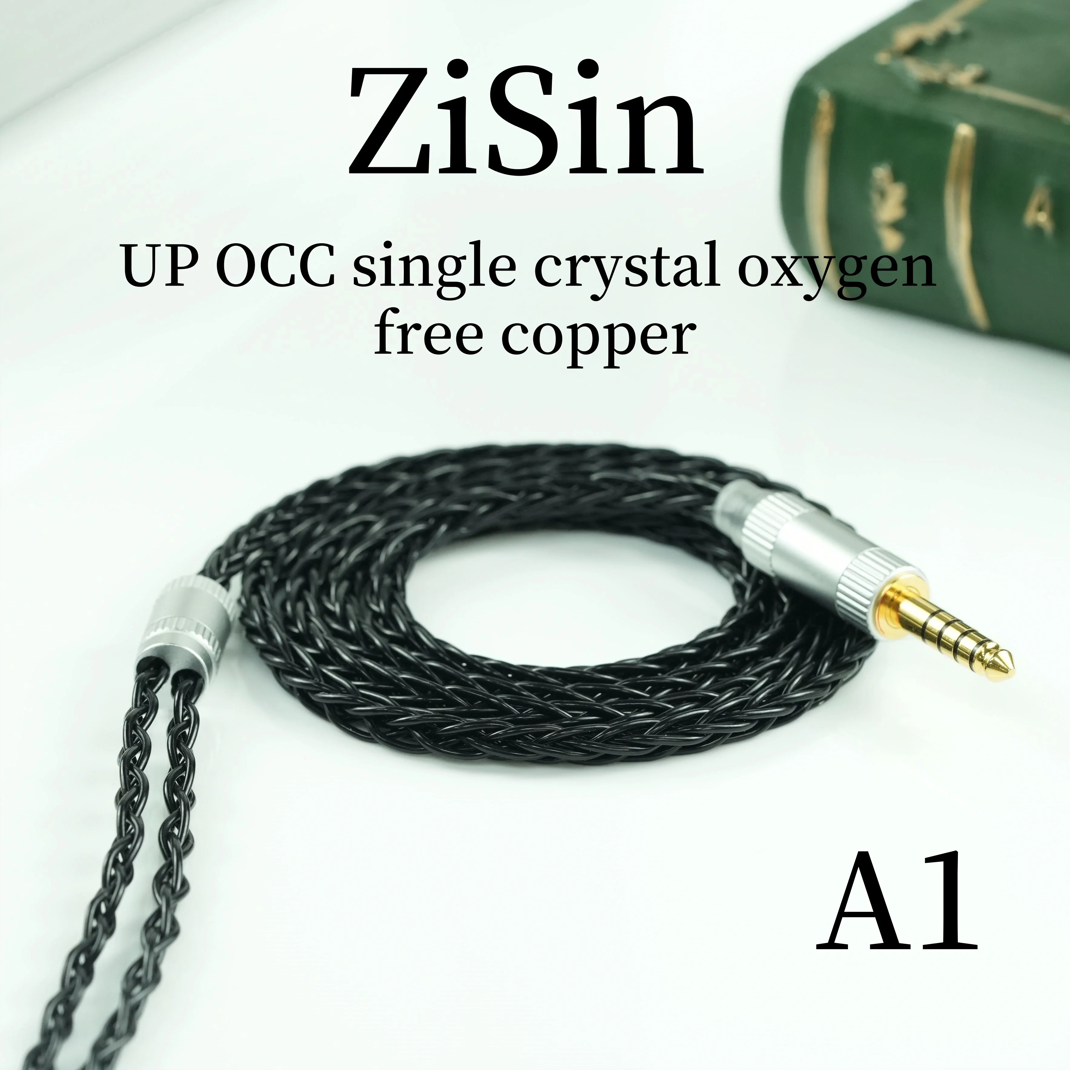 

ZiSin-325two combination high fidelity headphone upgrade cable with0.78 2-pin7N single crystal copper silver plating+silver foil