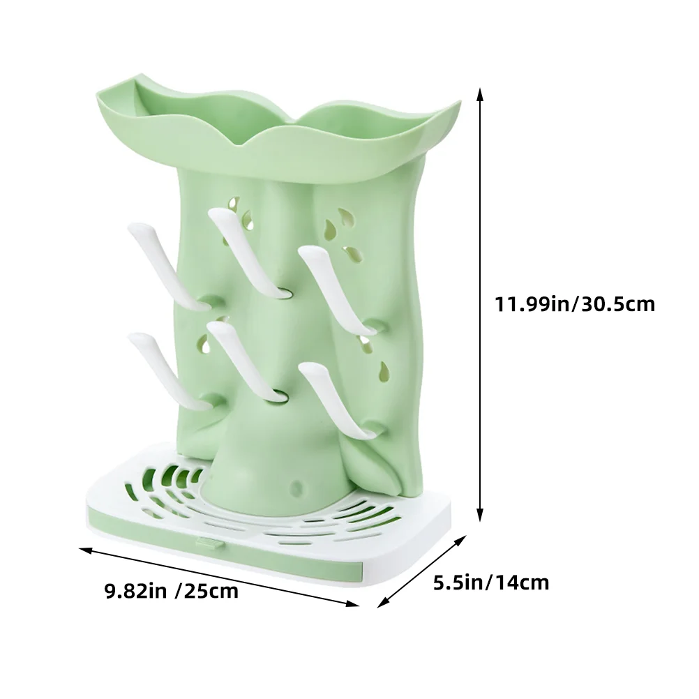 Bottle Drainer Baby Bottles Clothes Drying Rack Cleaner Water Organizer Dryer for Countertop Cup