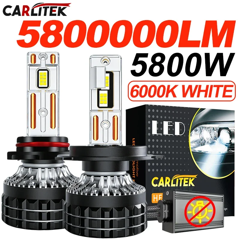 K5C H7 H4 H11 LED Headlights H1 H8 9005 HB3 9006 HB4 9012 Fog Lamp 6000K 7545 CSP Canbus Car Light Bulb Error Free Dual Coppers