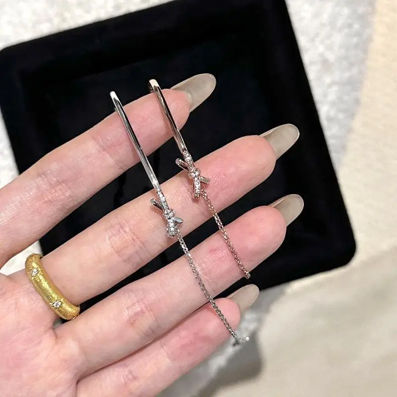 Inspiration bowknot Half Bracelet for women Chains New in Fashion Light Luxury Exquisite silver 925 Bracelets Party Jewelry Gift