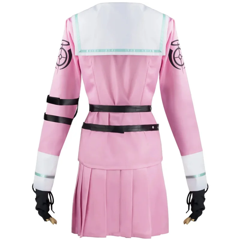 Game Danganronpa V3 Killing Harmony Miu Iruma Cosplay Kostuum Pruik Anime Sexy Vrouw School Sailor JK Uniform Halloween Pak