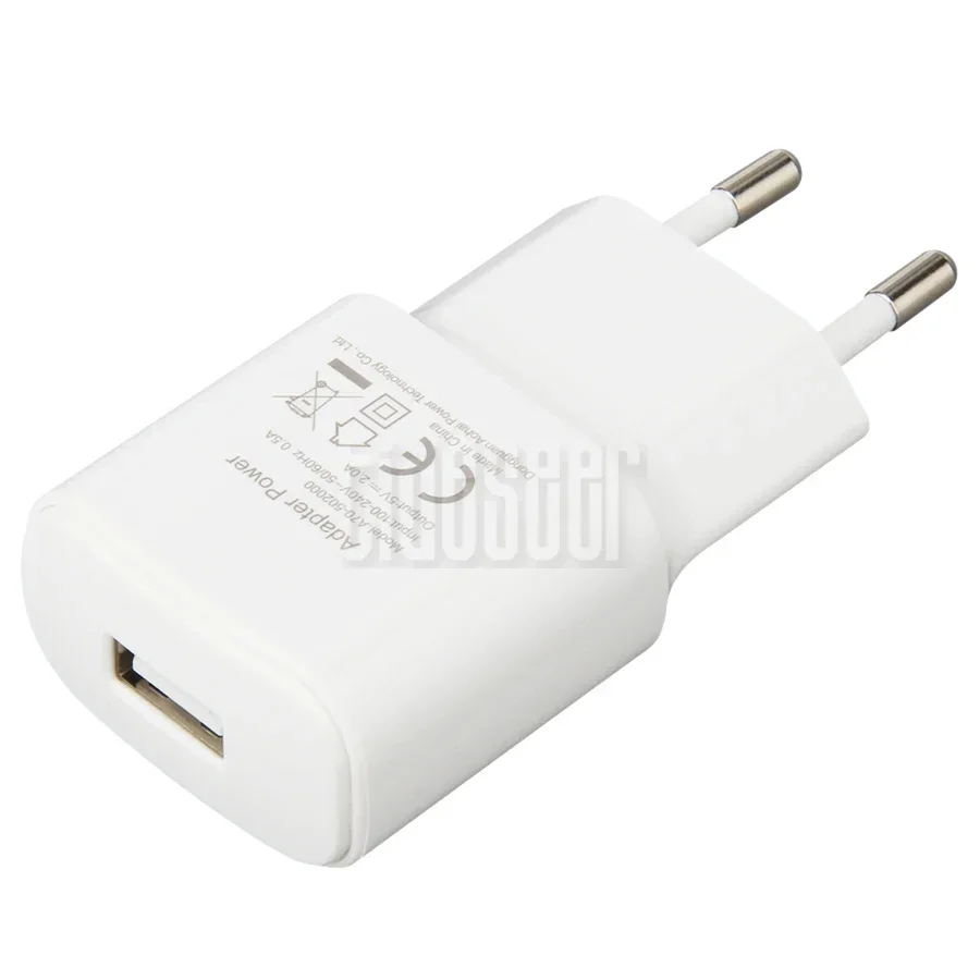 20pcs USB Charger EU Plug 5V 2A Fast Charging Travel Adapter For iPhone Samsung Xiaomi Mi 8 Mobile Phone Single Wall Chargers