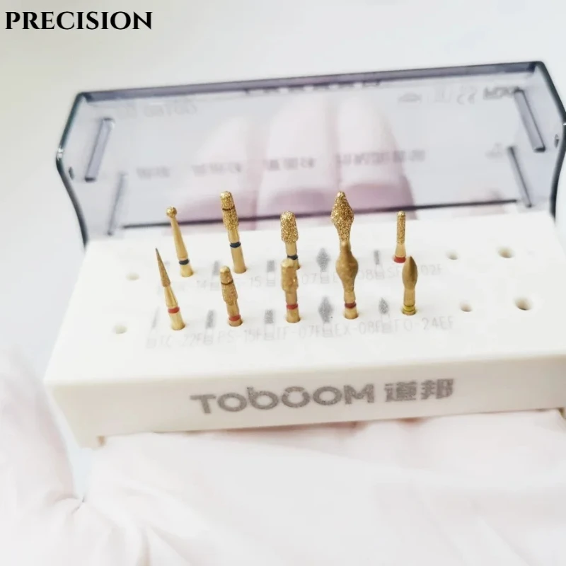 

1Set Dental Preparation Burs Kit for Porcelain Alloy Inlay and Onlay FG0910D FG Bur Dental Preparation Burs