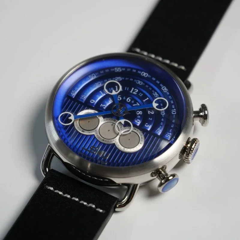 

2025 New Men's Sport Quartz Military Multi-Hands Function Watch Top Brand Sapphire Luxury Men's Watch Gift Clock relógio
