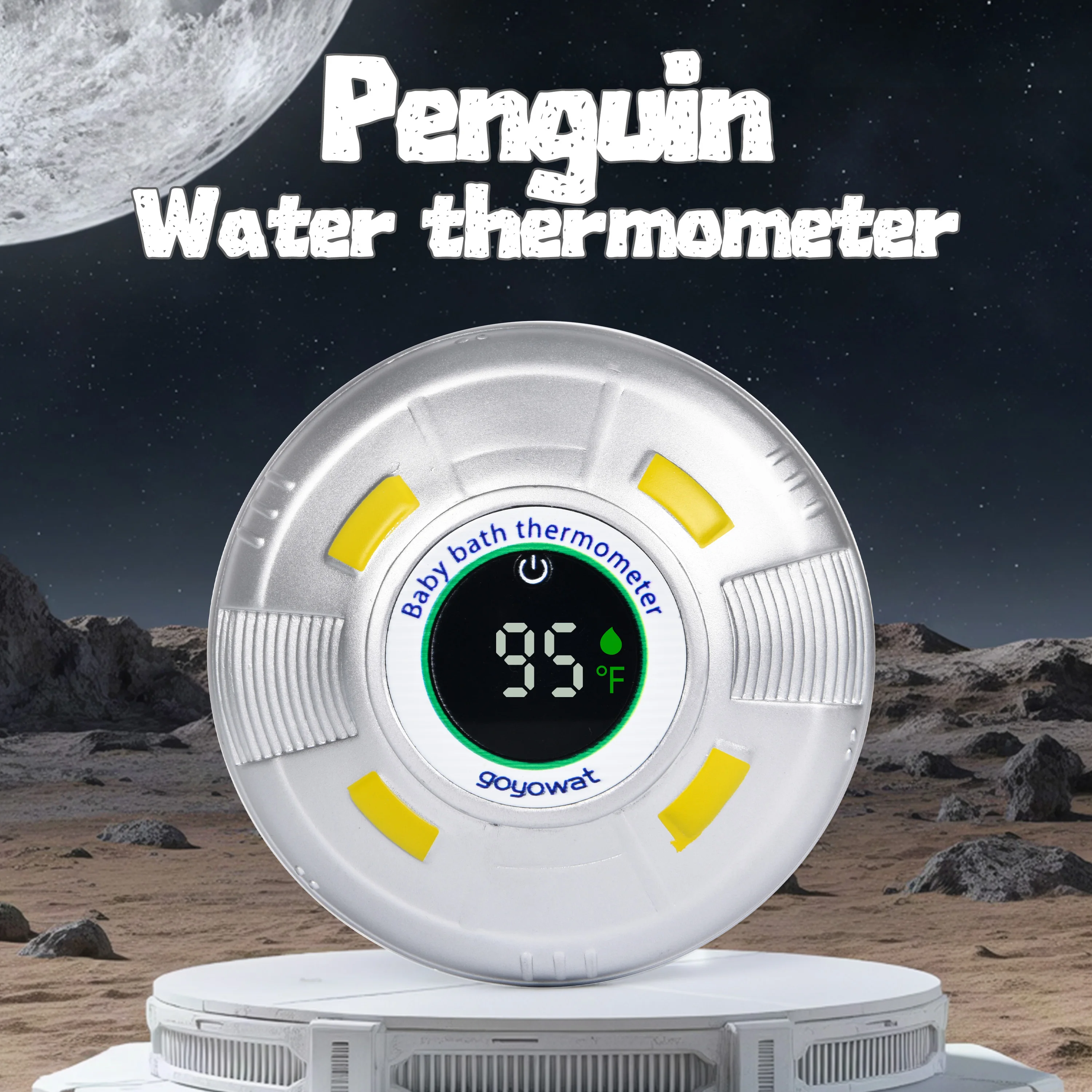 

Cartoon toy baby bath thermometer LED display water temperature meter baby water temperature safety sensor color alarm cold/hot