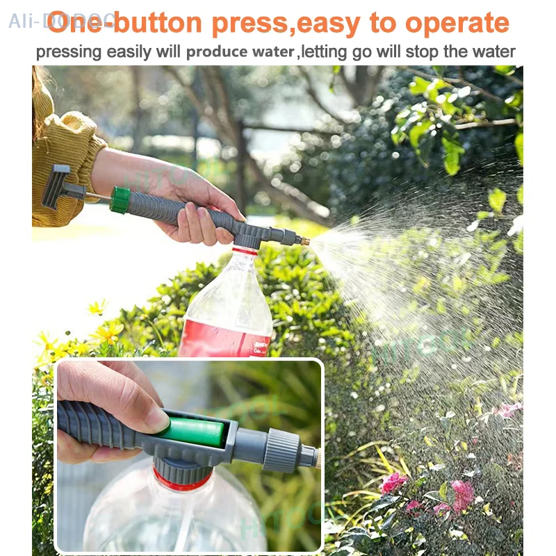 1 Set,Adjustable Beverage Bottle Sprayer Watering Flower SprinklerSprinkler Pressure Atomizer Nozzle Gardening Tools ﻿sprayer