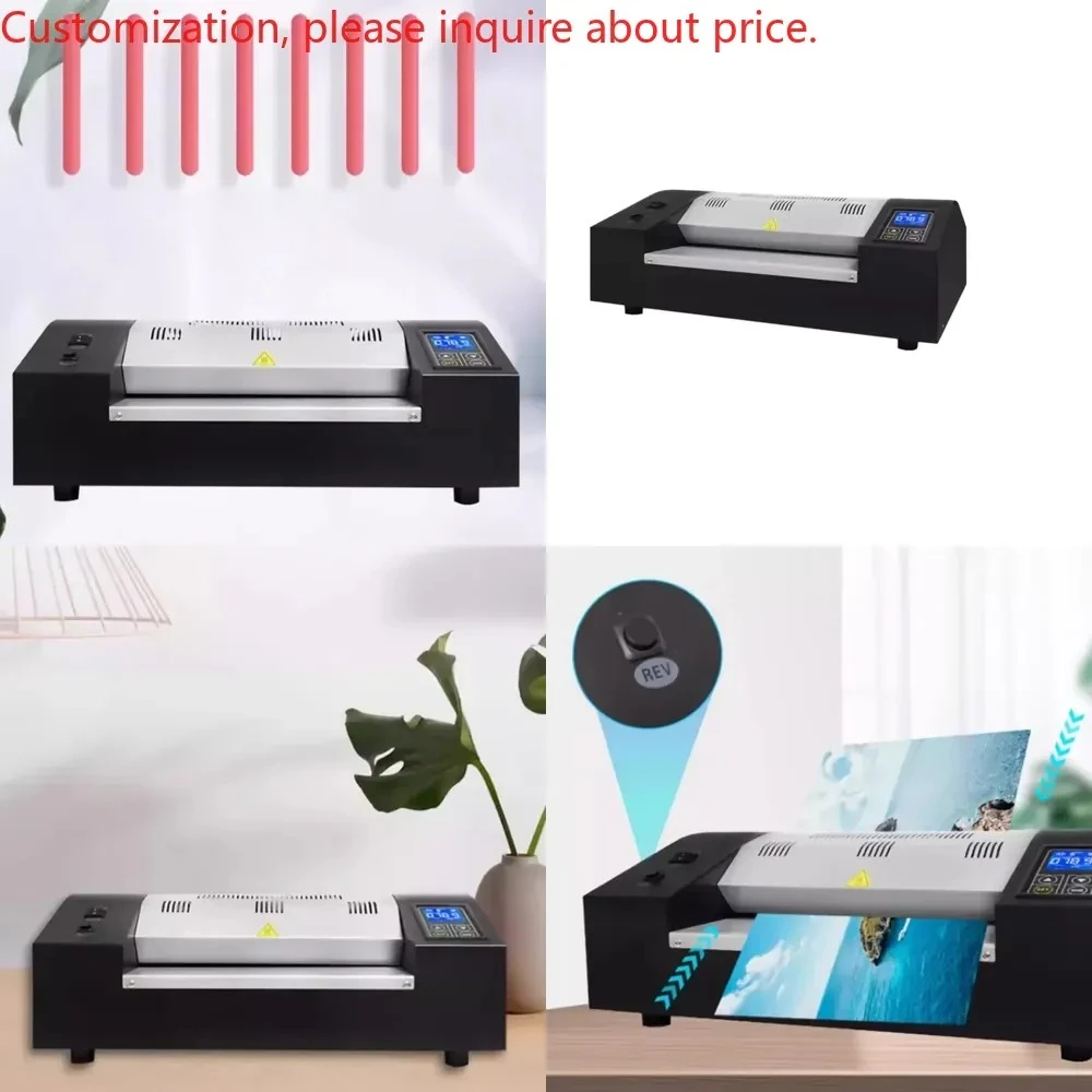 Hot saleU-8330H Laminating Machine Cold And Hot Double Plastic Photo File Laminating Machine A3 Size File Poster Laminating