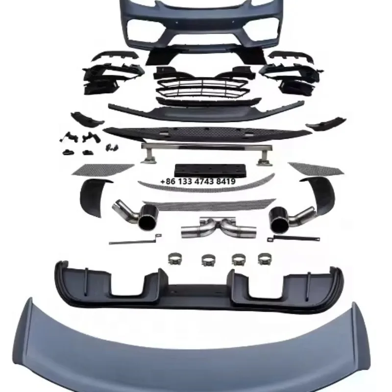 

Modified to GT4-style body kits, including front bumper kits and rear bumper kits, for 718 Auto Parts 2017 and later models