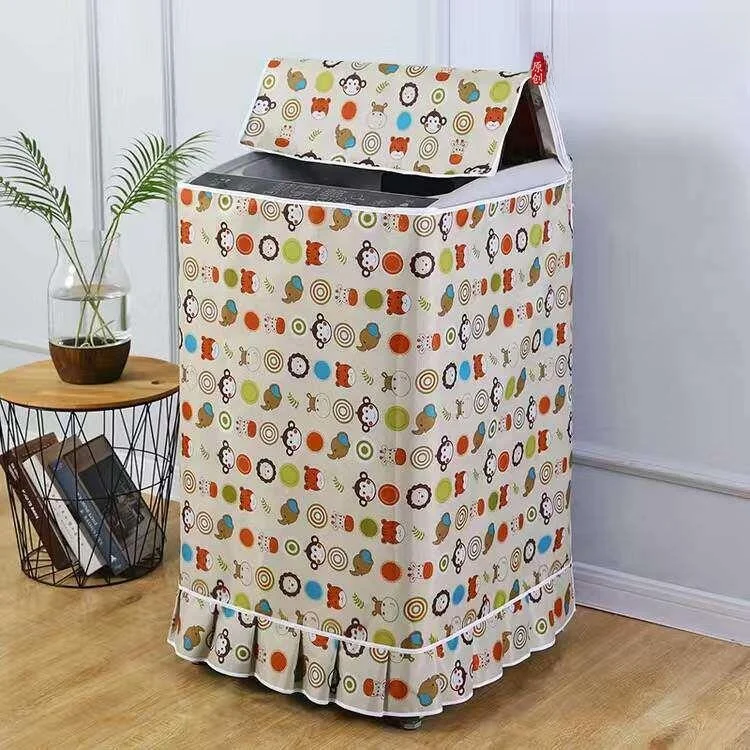 Funda Plegable para Lavadora, Protección Solar de Cuatro Lados, Cubierta Antipolvo, Funda Impermeable para Tambor de Lavado Automático