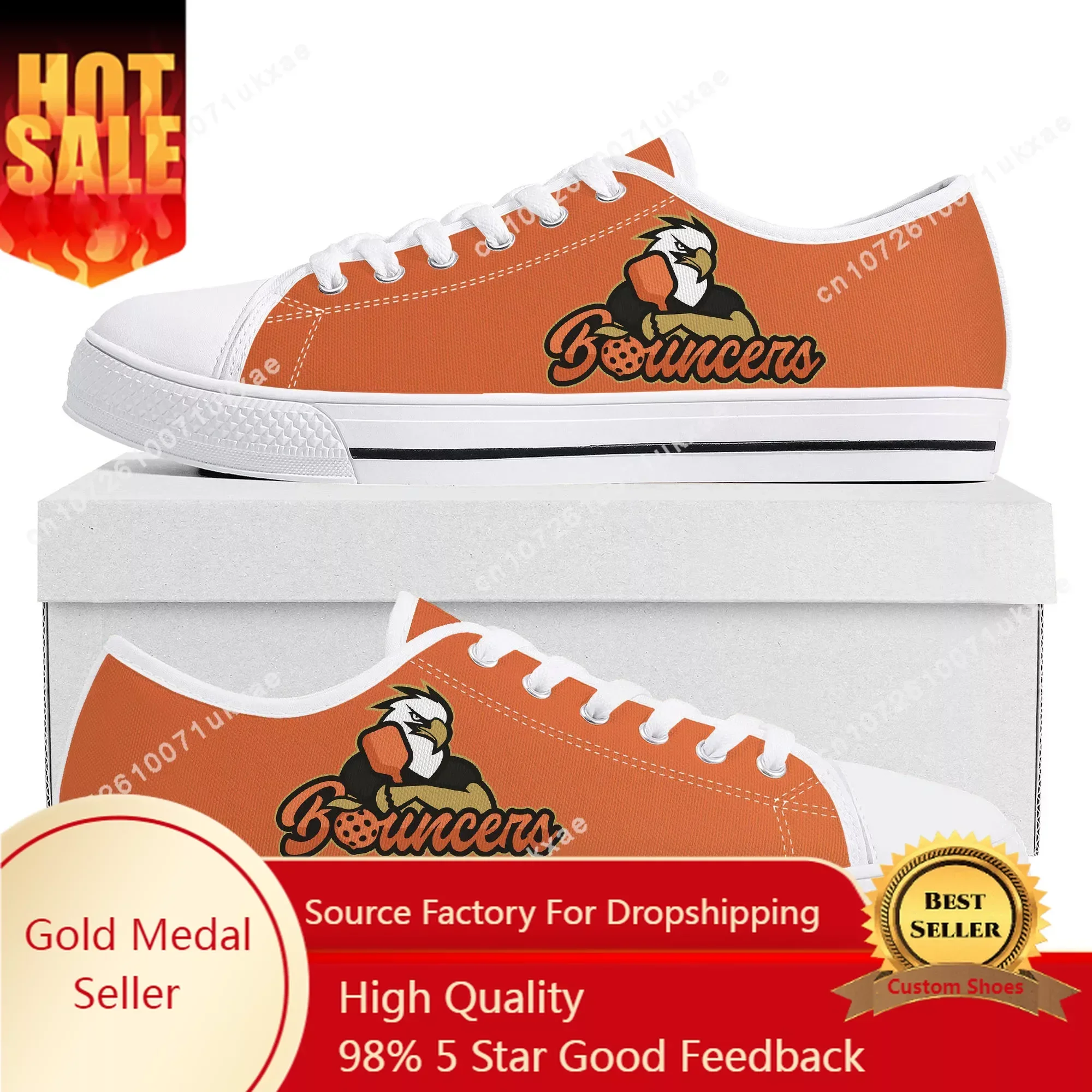 

ATLANTA BOUNCERS pickleball Low Top Sneakers Mens Womens Teenager Canvas High Quality Sneaker Casual Custom Made Shoes DIY Shoe