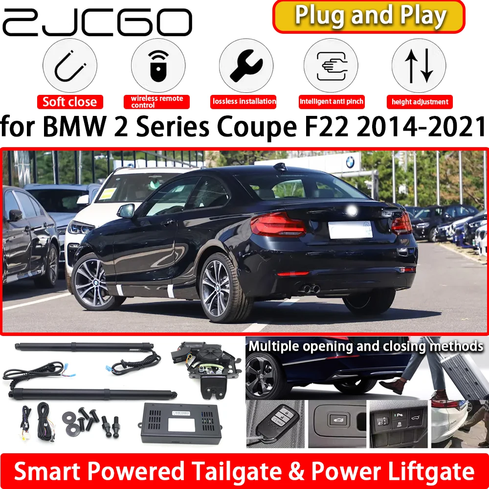 

ZJCGO for BMW 2 Series Coupe F22 2014-2021 OEM Automatic Electric Powered Tailgate Power Liftgate Tail Gate Lift Kit System