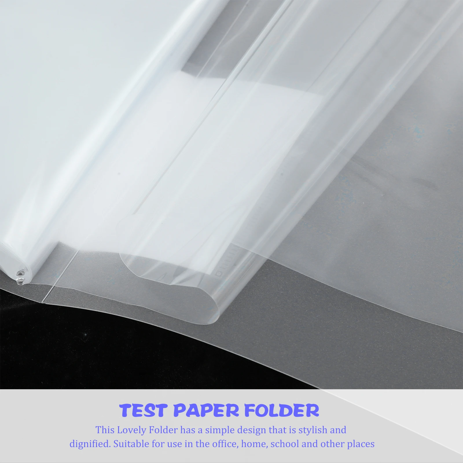 

A3 20 Pages Transparent Plastic File Folder for Document Storage Organizer with Large Capacity for Business Study