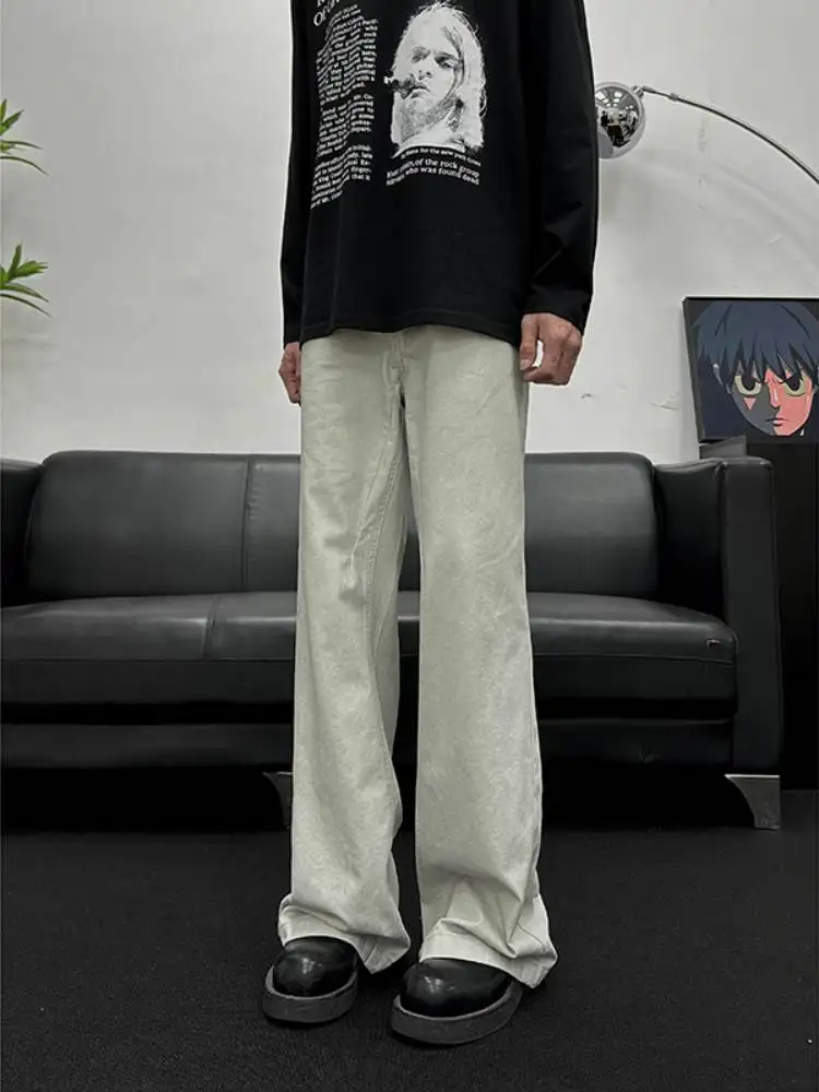 

American Vibe Men's Skinny Straight Leg Jeans Thin Drapey Loose Casual Long Pants Wear Resistant Cotton Polyester Blend