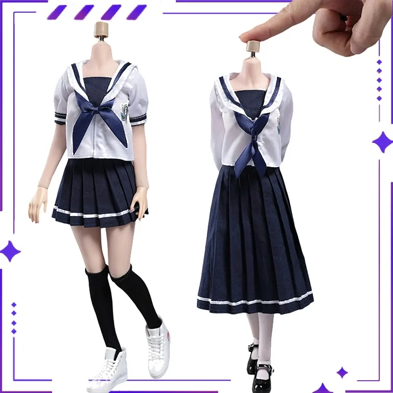 

【 in Stock 】 Cdtoys Original Cd031 1/6 Female Sailor Suit Set, Student Uniform, JK Skirt Suitable for Gel Wrapped Body
